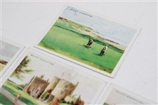 Set Of Nine (9) Wills Cigarettes Golfing Series Cards - Part of Series of 25