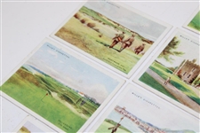 Set Of Nine (9) Wills Cigarettes Golfing Series Cards - Part of Series of 25