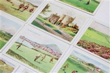 Set Of Nine (9) Wills Cigarettes Golfing Series Cards - Part of Series of 25