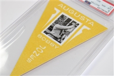 2012 Bobby Jones Ferguson Bakery Yellow Pennant PSA Slabbed & Graded Pannini Card  NM-MT 8 #48738080
