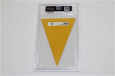 2012 Bobby Jones Ferguson Bakery Yellow Pennant PSA Slabbed & Graded Pannini Card  NM-MT 8 #48738080