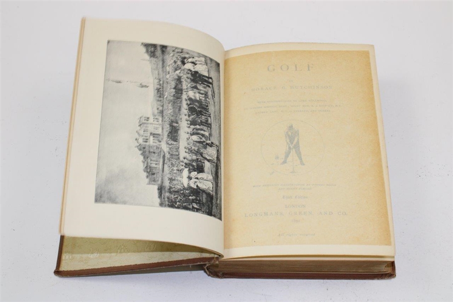 1892 'Golf The Badminton Library' by Horace G. Hutchinson - 3rd Edition