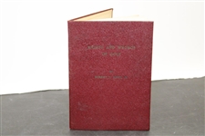 1935 Rights and Wrongs Of Golf Red Cover Booklet by Robert T. Bobby Jones