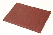 1935 'Rights and Wrongs Of Golf' Red Cover Booklet by Robert T. 'Bobby' Jones