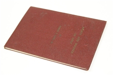 1935 'Rights and Wrongs Of Golf' Red Cover Booklet by Robert T. 'Bobby' Jones