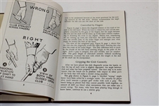 1935 'Rights and Wrongs Of Golf' Red Cover Booklet by Robert T. 'Bobby' Jones