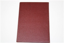 1935 'Rights and Wrongs Of Golf' Red Cover Booklet by Robert T. 'Bobby' Jones