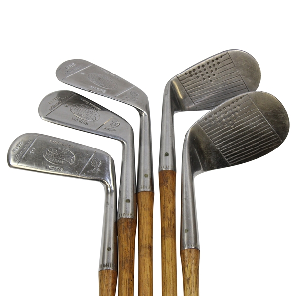 The William Burke Co Elite Stainless Irons & Putter - 2, 5, 7, 9, & 10 (Putter)