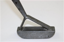 Circa 1901 Otto Hackbarth Patented #687539 Aluminum Putter with Forked Hosel