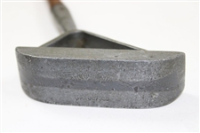 Circa 1901 Otto Hackbarth Patented #687539 Aluminum Putter with Forked Hosel