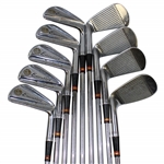 Francis Ouimets Personal Set of Spalding Executive Irons with Letter
