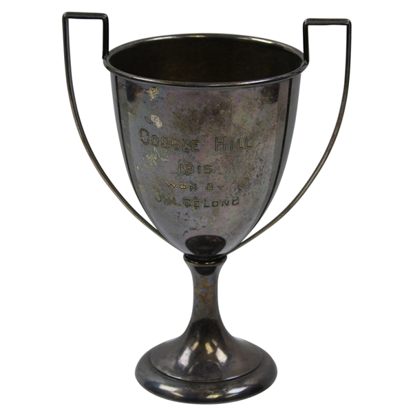 1915 Cobble Hill Sterling Silver Trophy Cup Won by J.M. DeLong