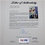 Astronauts, Presidents, & Golf Legends Multi-Signed 1994 Doug Sanders Celebrity Classic Matted Poster PSA FULL #AG53879