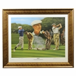 Ben Hogan 1953 Ltd Edition Artist Alan Zuniga Signed Print #1757/1953 - Framed JSA ALOA
