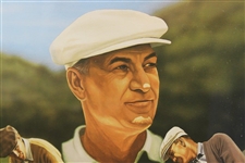 Ben Hogan '1953' Ltd Edition Artist Alan Zuniga Signed Print #1757/1953 - Framed JSA ALOA