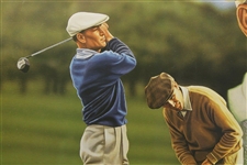 Ben Hogan '1953' Ltd Edition Artist Alan Zuniga Signed Print #1757/1953 - Framed JSA ALOA