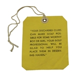 1951 Masters Tournament SERIES Badge #251 with Original String - Ben Hogan Winner