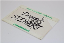 Payne Stewart Signed Personal JCPenney Classic Courtesy Contestant License Plate JSA ALOA