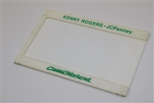 Payne Stewart Signed Personal JCPenney Classic Courtesy Contestant License Plate JSA ALOA