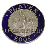 2002 OPEN Championship at Muirfield Contestant Badge - Ernie Els Winner
