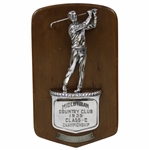 1935 Midlothian Country Club Class-C Championship Mounted Trophy Won by R.C. Moss