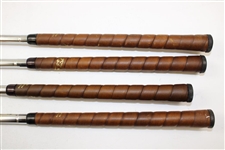 Set of Ben Hogan 1953 Oil Hardened Commemorative 1, 3, 4 & 5 Woods with Original Grips & Headcovers