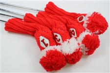 Set of Ben Hogan 1953 Oil Hardened Commemorative 1, 3, 4 & 5 Woods with Original Grips & Headcovers