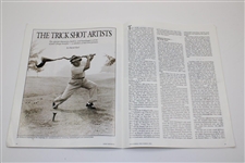 Joe Kirkwood Exhibition Ticket, Golf Journal, & Advertising Poster