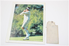 Joe Kirkwood Exhibition Ticket, Golf Journal, & Advertising Poster