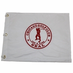 Chicago Golf Club Far & Sure Embroidered White with Red Flag