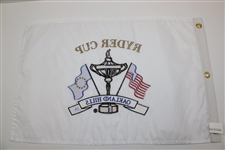 2004 Ryder Cup at Oakland Hills Embroidered Flag with Program, Ticket, Button, Napkins & Spectator Guides