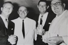 1961 US Open Walter Hagen with Arnold Palmer, Cary Middlecoff, & Sam Snead Photo from Estate with Letter
