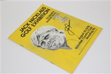Jack Nicklaus Signed 1976 Golf Exhibition at Berkshire CC Program and Ticket JSA ALOA