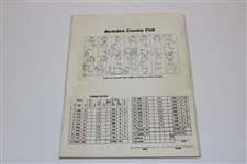 Jack Nicklaus Signed 1976 Golf Exhibition at Berkshire CC Program and Ticket JSA ALOA