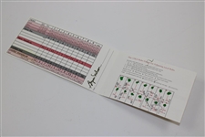 Arnold Palmer Signed Cherry Hills Scorecard (Byron Nelson) & Magazine Page with Bumper Stickers JSA ALOA