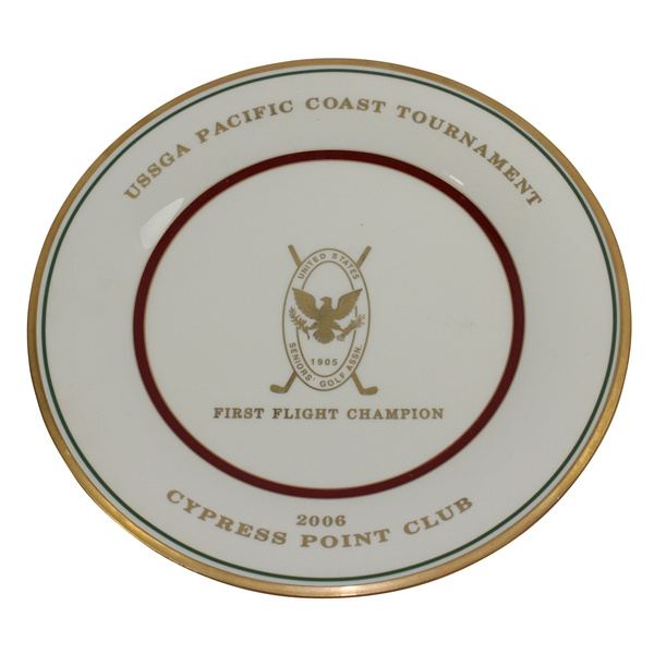 Vinny Giles 2006 USSGA Pacific Coast Tournament at Cypress Point First Flight Champion Plate