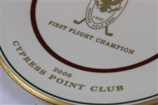 Vinny Giles' 2006 USSGA Pacific Coast Tournament at Cypress Point First Flight Champion Plate