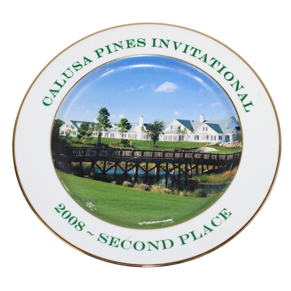 Vinny Giles 2008 Calusa Pines Invitational Second Place Plate