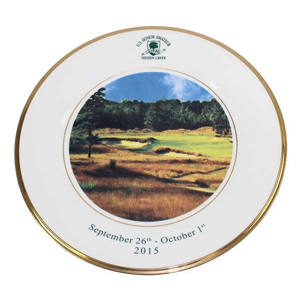 Vinny Giles 2015 US Senior Amateur at Hidden Creek Contestant Lenox Plate