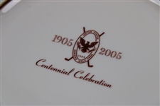 Vinny Giles' 2005 Seminole Golf Club Centennial Celebration Triangular Matches Plate - 1905-2005