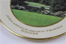 Vinny Giles' Pine Valley Golf Club John Arthur Brown Trophy Winner Lenox Plate - 1989