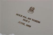 Vinny Giles' Pine Valley Golf Club John Arthur Brown Trophy Winner Lenox Plate - 1989
