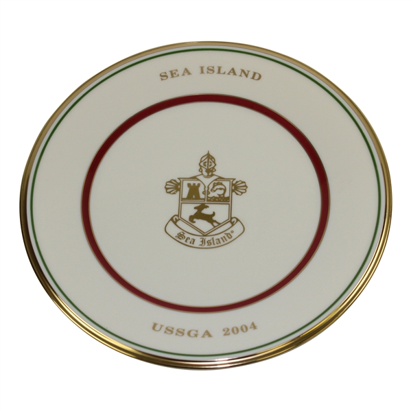 Vinny Giles 2004 USSGA Sea Island Lenox Plate with Box