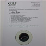 Vinny Giles' Pine Valley Golf Club John Arthur Brown Trophy Winner Lenox Plate with Box - 1995