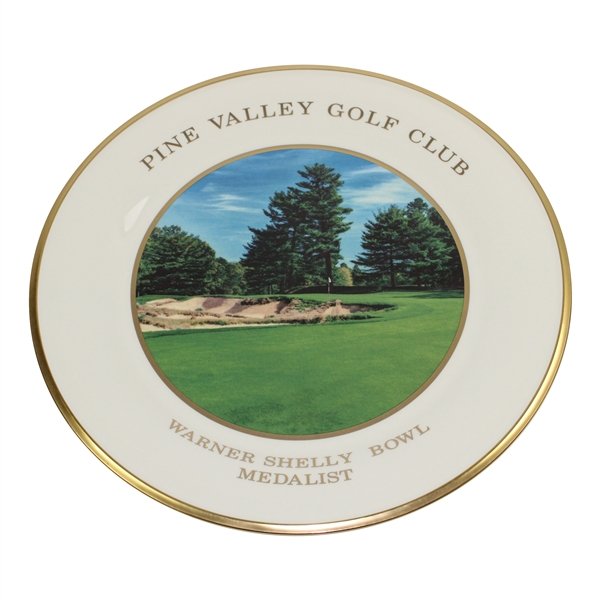 Vinny Giles Pine Valley Golf Club Warner Shelly Bowl Medalist Lenox Plate with Box - 2016