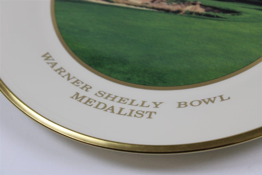 Vinny Giles' Pine Valley Golf Club Warner Shelly Bowl Medalist Lenox Plate with Box - 2016