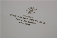 Vinny Giles' Pine Valley Golf Club Warner Shelly Bowl Medalist Lenox Plate with Box - 2016