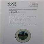 Vinny Giles' Pine Valley Golf Club Warner Shelly Bowl Medalist Lenox Plate with Box - 2016