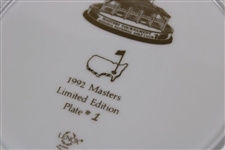 Vinny Giles' 1992 Masters Lenox Limited Edition Member Plate #1 with Original Box