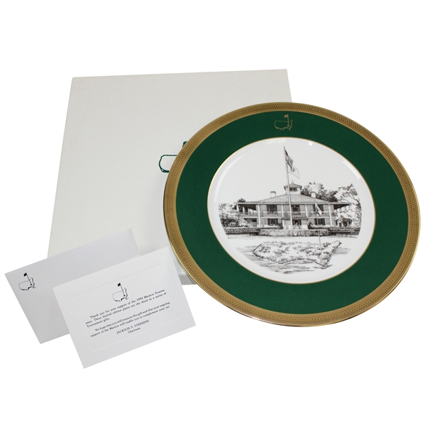 Vinny Giles 1994 Masters Lenox Limited Edition Member Plate #5 with Original Box with Card